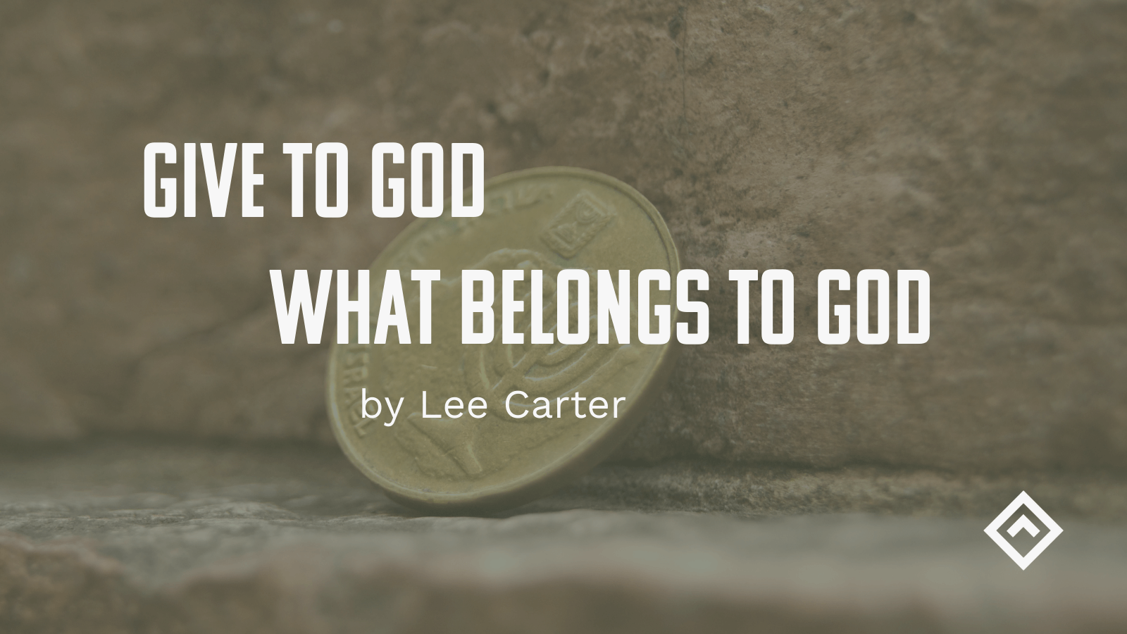 Give to God blog